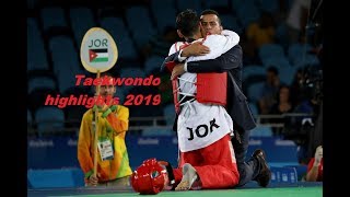 The Olympic champion Ahmad Abughaush  Taekwondo highlights [upl. by Coraline]