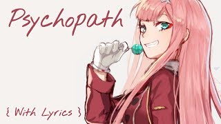 ♪ Nightcore Psychopath [upl. by Akiemat]