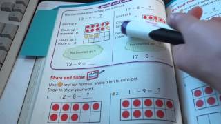 1st Grade Subtraction Common Core [upl. by Reynard603]