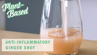 AntiInflammatory ImmuneSupporting Ginger Shot Recipe  PlantBased  WellGood [upl. by Mahtal]