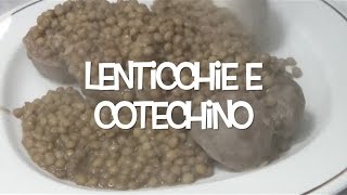 lenticchie e cotechino la ricetta di Chef Stefano Barbato [upl. by Fabien]