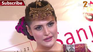 Zarine Khan Looking Gorgeous at India Beach Fashion Week 2016  Bolly2box [upl. by Barker511]