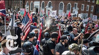 How the Violence Unfolded in Charlottesville  The New York Times [upl. by Hairabez659]