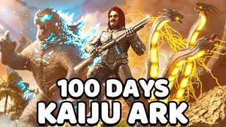 I Spent 100 Days in Kaiju Ark Survival Evolved [upl. by Rattray]