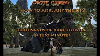 How to Ark Just the Tips Rare Flowers on the Center [upl. by Holna]