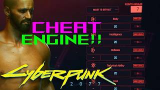 Max Attributes at Start Infinite Money amp Infinite Perk Points  Cyberpunk 2077 20 Cheat Engine [upl. by Asiluj317]