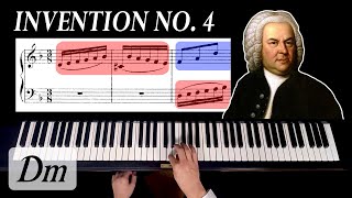 STORMY SCALES  Bach Invention no 4 in D minor  Analysis [upl. by Felicio133]