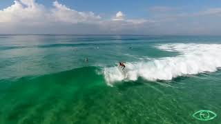 Surfing in Rio de Janeiro  Barra da Tijuca paradise beach  Brazil [upl. by Julita298]