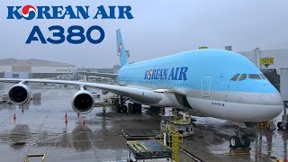 🇺🇸 Los Angeles LAX to Seoul ICN 🇰🇷 Korean Air Airbus A380  FULL FLIGHT REPORT Polar route [upl. by Anirbed466]