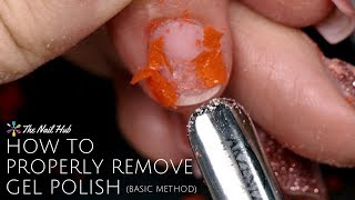 How to Properly Remove Gel Polish Basic Method [upl. by Isej]