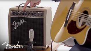 Fender Acoustasonic™ 15 Amplifier  InDepth Look  Fender [upl. by Coady408]