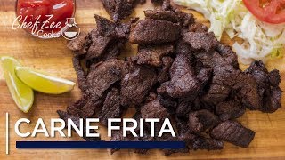 Carne Frita Dominicana  Fried Crispy Beef  Dominican Street Food  Chef Zee Cooks [upl. by Acissej]