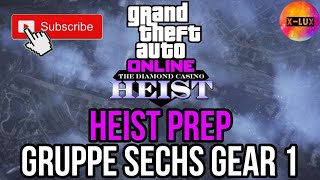 How to unlock the gruppe sechs gear  GTA ONLINE diamond Casino Heist The Big Con approach [upl. by Avihs]