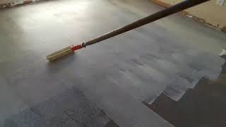 How to put glue and installation carpet tile [upl. by Kohler134]