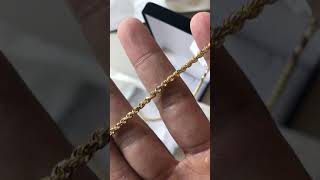 Solid gold rope chain 3mm from Daniel Jewelry in Miami [upl. by Nyladnar198]