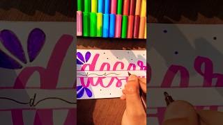 Hand Lettering Tips amp Techniques💓🫶calligraphy shorts youtubeshorts art drawing [upl. by Melva]