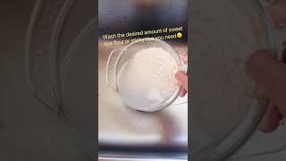 Easy homemade GLUTINOUS RICE FLOUR [upl. by Dlarrej96]