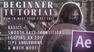 how to make your first edit  after effects beginner tutorial [upl. by Oira960]