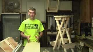 How to make a Folding Stool Part 1 [upl. by Aryahay725]