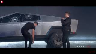 Oops Tesla Cybertrucks Unbreakable Windows Break During Demo [upl. by Herc]