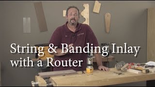 String amp Banding Inlay with a Router [upl. by Rosalba]