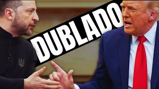 TRUMP E ZELENSKY DUBLADO EM PORTUGUÊS [upl. by Ahsin]