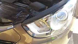 Hyundai ix35  Tucson  Replacing Parking Lights [upl. by Phox18]