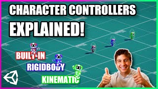 How to Move Characters In Unity 3D  Character Controllers Explained [upl. by Rehtae]
