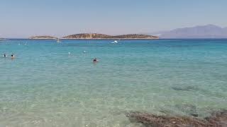 Ammoudi Beach Agios Nikolaos Crete Greece HD [upl. by Aihsetel450]