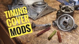 Buick Timing CoverOil pump How it works and some modifications [upl. by Nonad946]