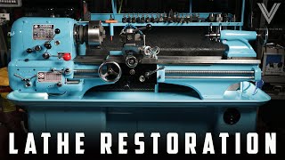 CRAZY Lathe Restoration Clausing Colchester [upl. by Alva]