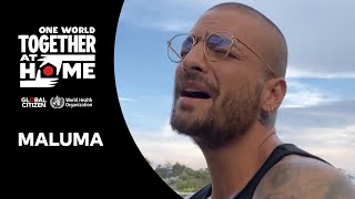 Maluma performs quotCarnavalquot  One World Together at Home [upl. by Marciano]