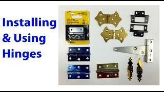 Installing and Using Hinges Woodworking Beginners 19 [upl. by Canice548]