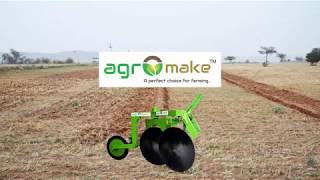 Reversible Disc Plough  AgroMake [upl. by Demona]