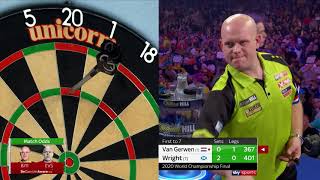 ALL WRIGHT ON THE NIGHT  Final  201920 World Darts Championship [upl. by Kalindi]