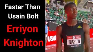 Faster Than Usain Bolt  Erriyon Knighton [upl. by Egamlat781]