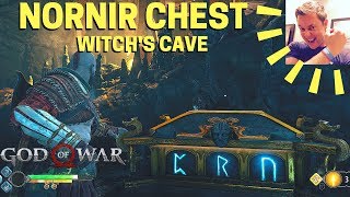 God of War Nornir Chest Witchs Cave [upl. by Ahsimek]