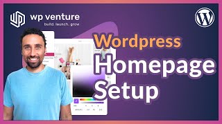 How to Setup a Homepage in WordPress [upl. by Hugon]