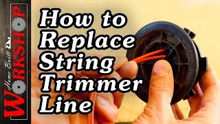 How to Replace String Trimmer Line [upl. by Euqinimod]