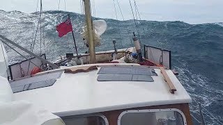 Ep009 Stormy Sailing in the Mediterranean Big Seas amp Gale Force Winds [upl. by Chaing]