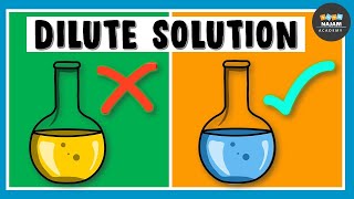 What is Dilute Solution Chemistry [upl. by Notrom918]