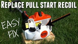 HOW TO FIX STIHL PULL START RECOIL [upl. by Eenahpets537]