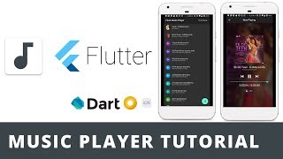 Flutter Music Player Tutorial  Basic Demo  Open Source [upl. by Goldy]