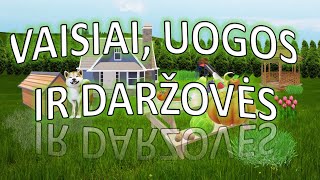 ✅ Vaisiai uogos daržovės  SmartkinderTV  Filmukai vaikams lietuviškai [upl. by Virginia]