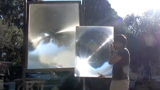 Fresnel Lens Solar magnifying glass for optical scorcher [upl. by Atiuqer]