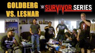 Goldberg vs Lesnar Live Reaction [upl. by Pearle]