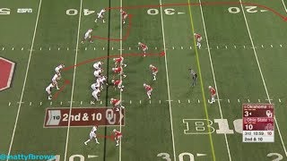 Lincoln Rileys SplitBackfields Oklahoma Dominates Ohio State [upl. by Nytsud339]