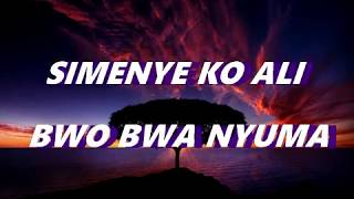 SIMENYE KO ALI BWO BWA NYUMA Lyrics  Jean Baptiste Byumvuhore [upl. by Swagerty]