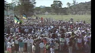 Mandela walking out of prison with Winnie [upl. by Carpenter]