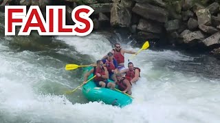 Fails Kayak amp Rafting Fail Compilation [upl. by Nairad]